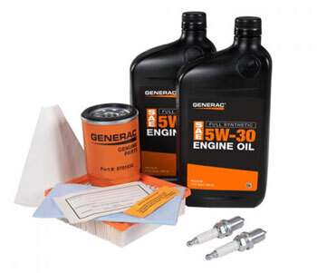Generac A0002076783 Maintenance Kit with 5W-30 Full Synthetic Oil for 10kW Portable Generators