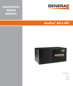 Generac Diagnostic Repair Manual 0E1881